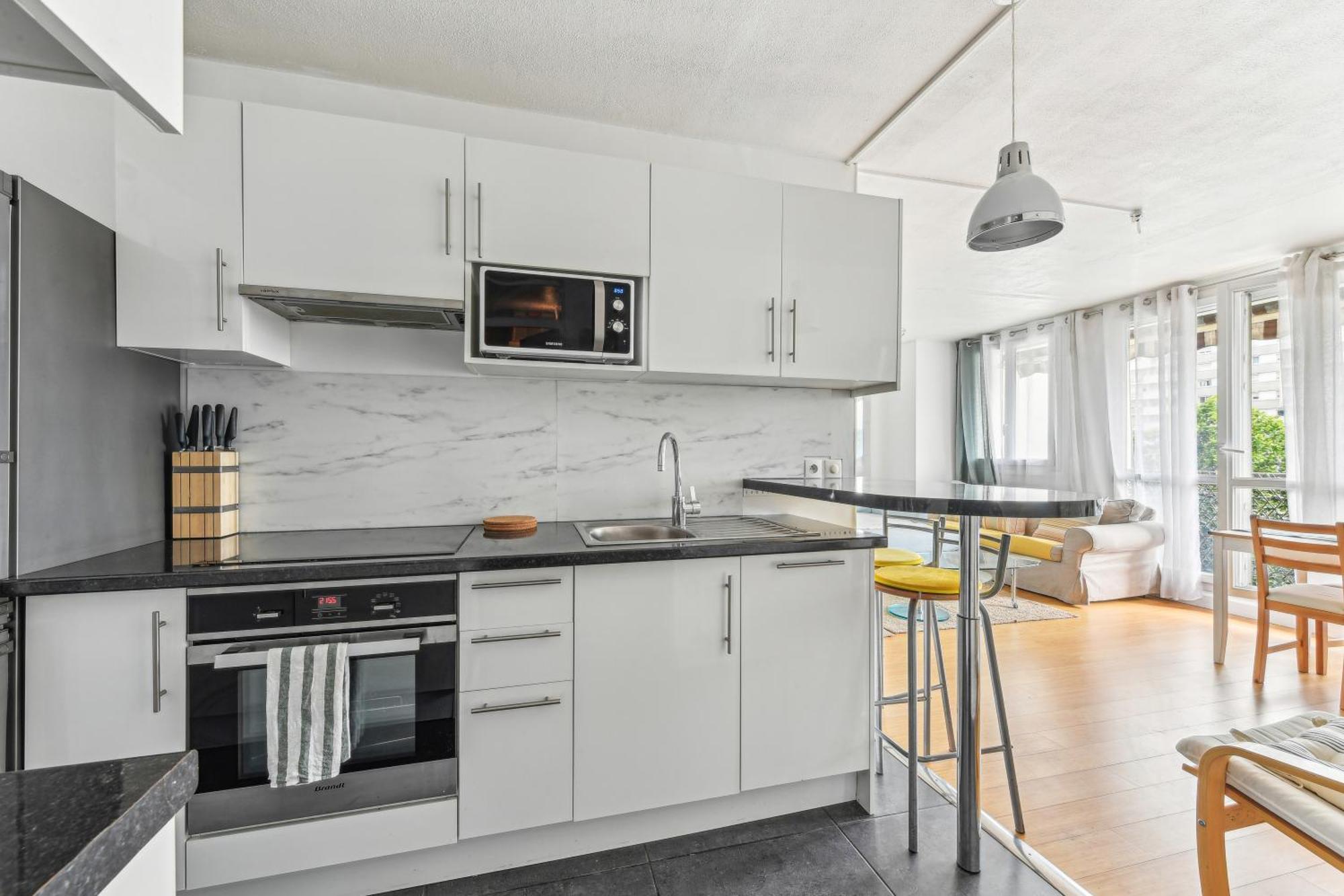 Chic And Comfortable Apart With Balcony Levallois-Perret Dış mekan fotoğraf